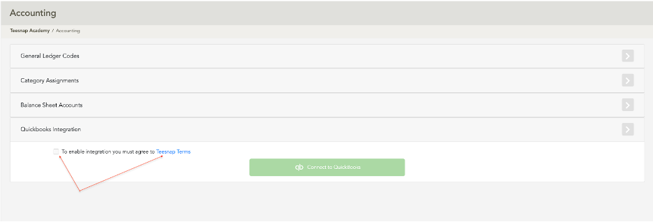 How to Setup your QuickBooks Integration