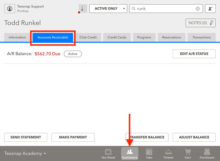 How to Setup Primary and Linked A/R Accounts